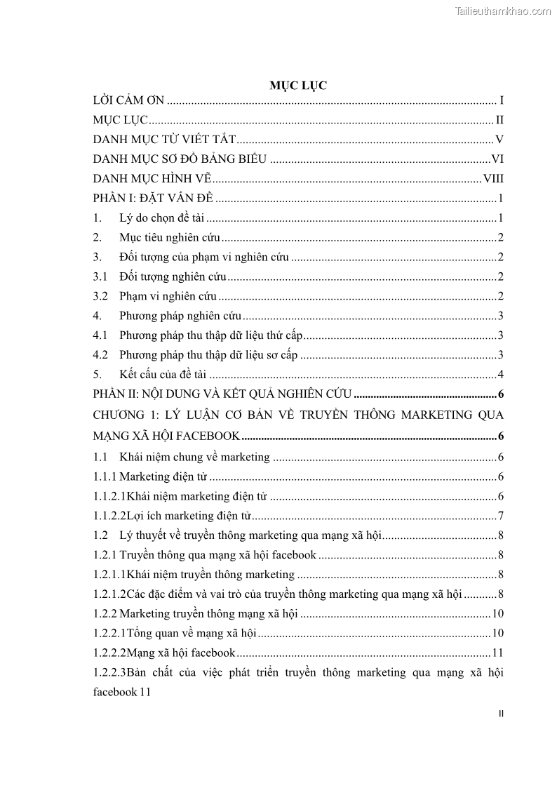 Khóa luận tốt nghiệp quản trị kinh doanh Đánh giá hoạt động truyền thông marketing qua mạng xã hội facebook của công ty TNHH Lý Minh Phong - 1 Trang 4