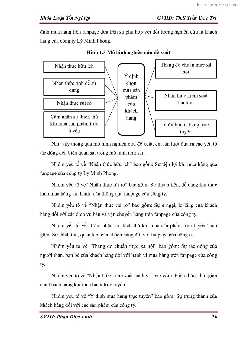 Khóa luận tốt nghiệp quản trị kinh doanh Đánh giá hoạt động truyền thông marketing qua mạng xã hội facebook của công ty TNHH Lý Minh Phong - 3 Trang 36