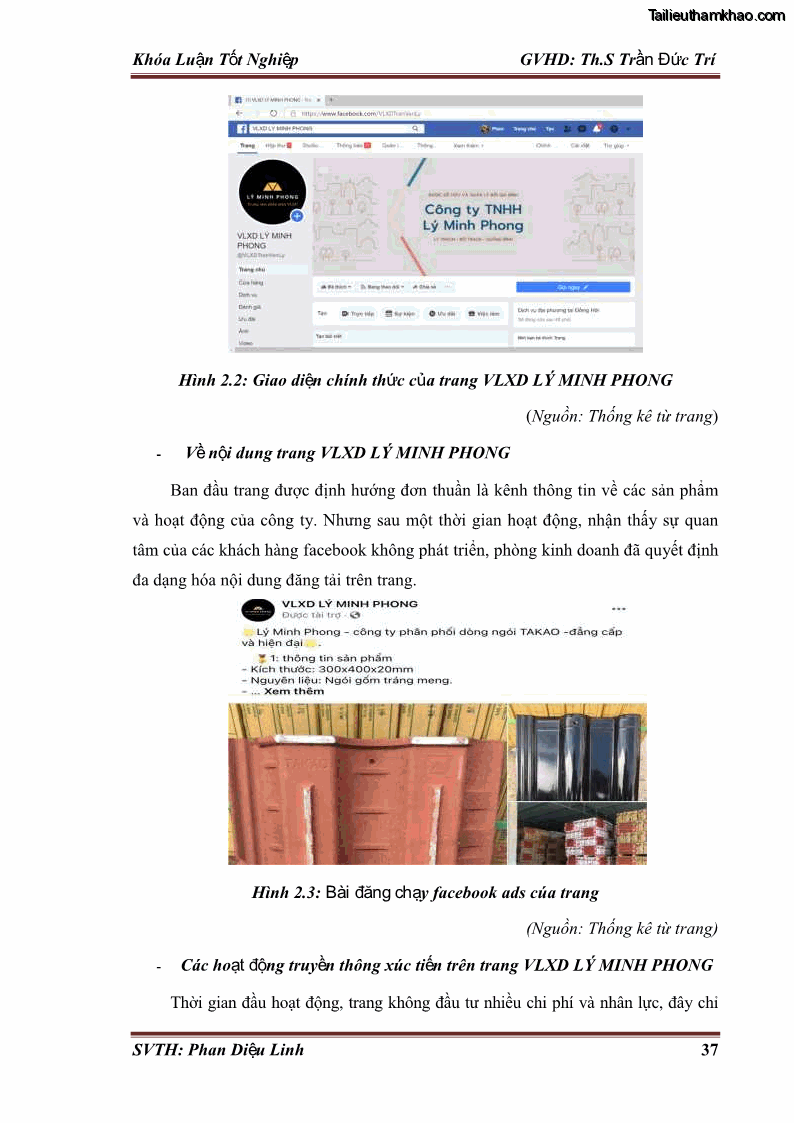 Khóa luận tốt nghiệp quản trị kinh doanh Đánh giá hoạt động truyền thông marketing qua mạng xã hội facebook của công ty TNHH Lý Minh Phong - 4 Trang 47