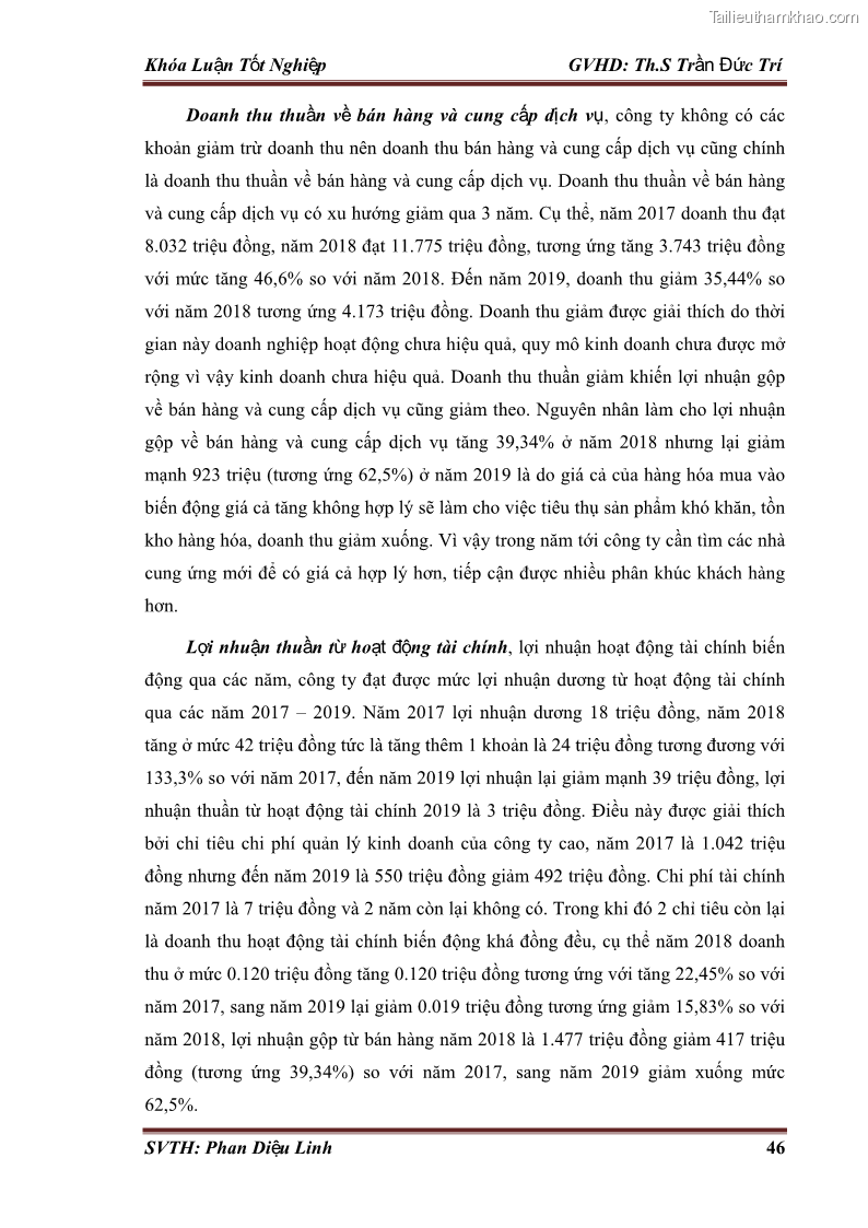 Khóa luận tốt nghiệp quản trị kinh doanh Đánh giá hoạt động truyền thông marketing qua mạng xã hội facebook của công ty TNHH Lý Minh Phong - 5 Trang 56