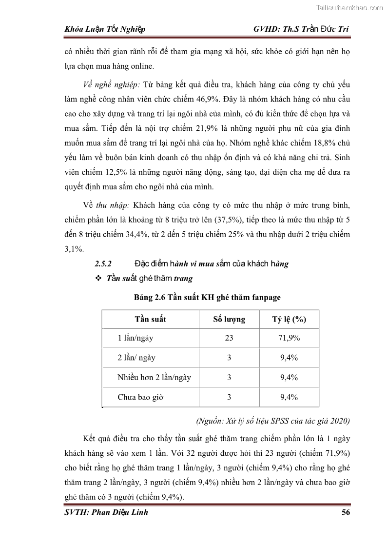 Khóa luận tốt nghiệp quản trị kinh doanh Đánh giá hoạt động truyền thông marketing qua mạng xã hội facebook của công ty TNHH Lý Minh Phong - 6 Trang 66