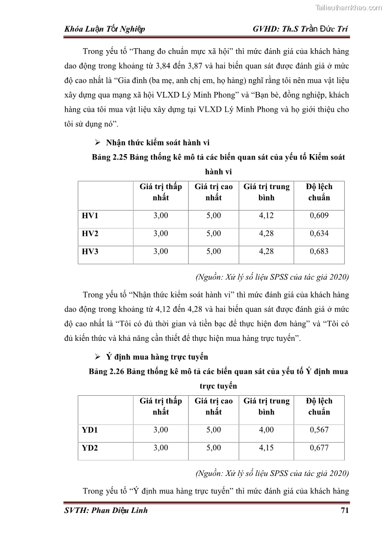 Khóa luận tốt nghiệp quản trị kinh doanh Đánh giá hoạt động truyền thông marketing qua mạng xã hội facebook của công ty TNHH Lý Minh Phong - 7 Trang 81