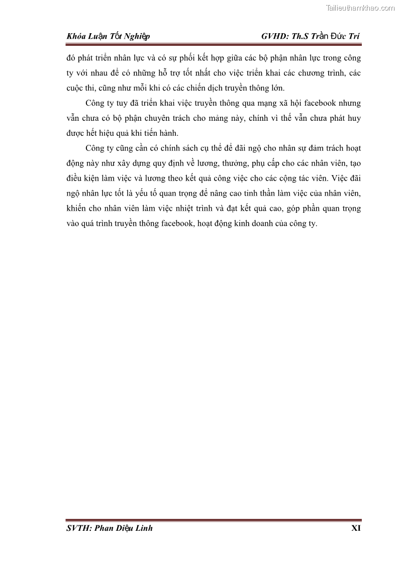 Khóa luận tốt nghiệp quản trị kinh doanh Đánh giá hoạt động truyền thông marketing qua mạng xã hội facebook của công ty TNHH Lý Minh Phong - 8 Trang 88