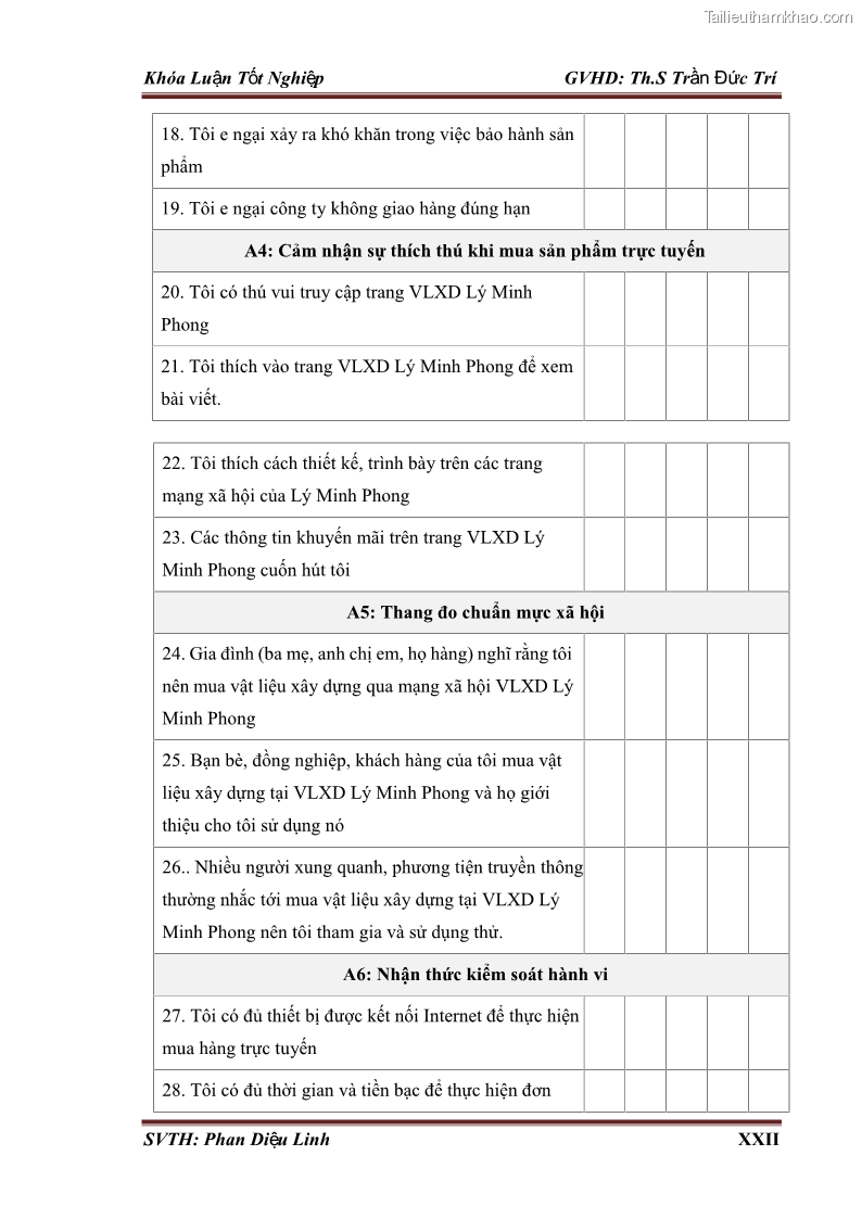 Khóa luận tốt nghiệp quản trị kinh doanh Đánh giá hoạt động truyền thông marketing qua mạng xã hội facebook của công ty TNHH Lý Minh Phong - 9 Trang 99