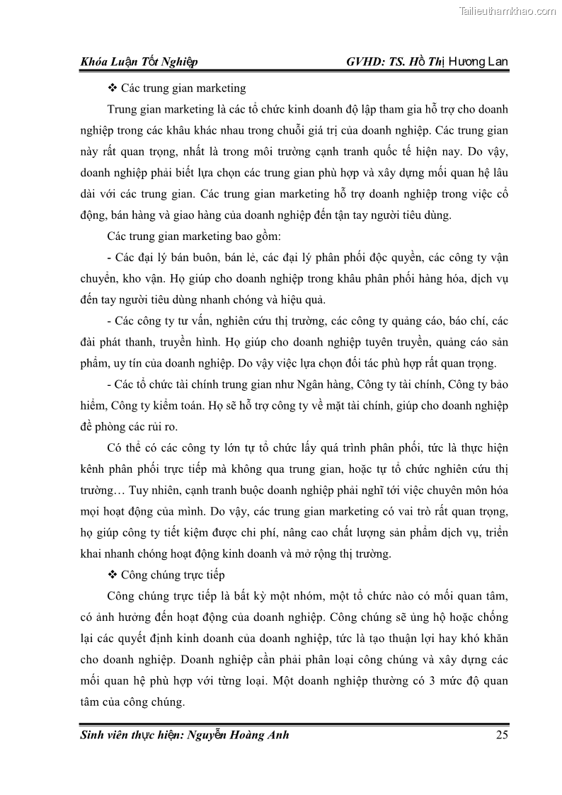 Khóa luận tốt nghiệp quản trị kinh doanh Hoàn thiện chính sách Marketing mix đối với dịch vụ đào tạo TOEIC và IELTS tại Trung tâm Anh ngữ Quốc tế AMES - chi nhánh Huế - 3 Trang 34