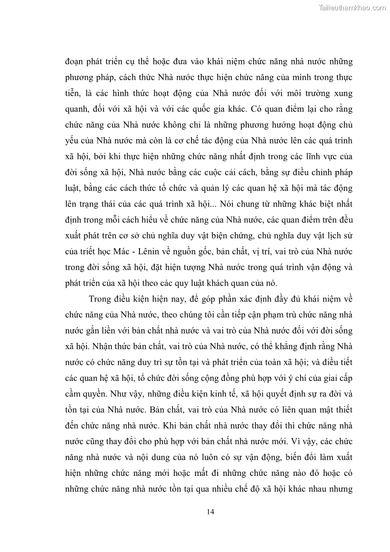 Luận văn thạc sĩ luật học Chức năng kinh tế của nhà nước trong nền kinh tế thị trường ở Việt Nam hiện nay - 2 Trang 17