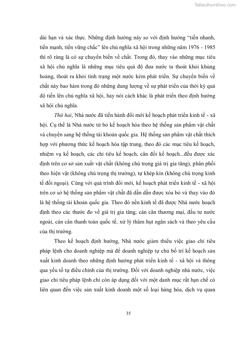 Luận văn thạc sĩ luật học Chức năng kinh tế của nhà nước trong nền kinh tế thị trường ở Việt Nam hiện nay - 4 Trang 38