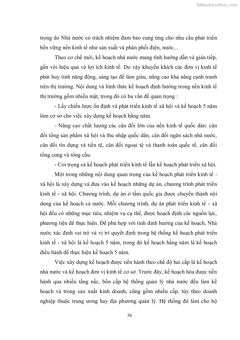 Luận văn thạc sĩ luật học Chức năng kinh tế của nhà nước trong nền kinh tế thị trường ở Việt Nam hiện nay - 4 Trang 39