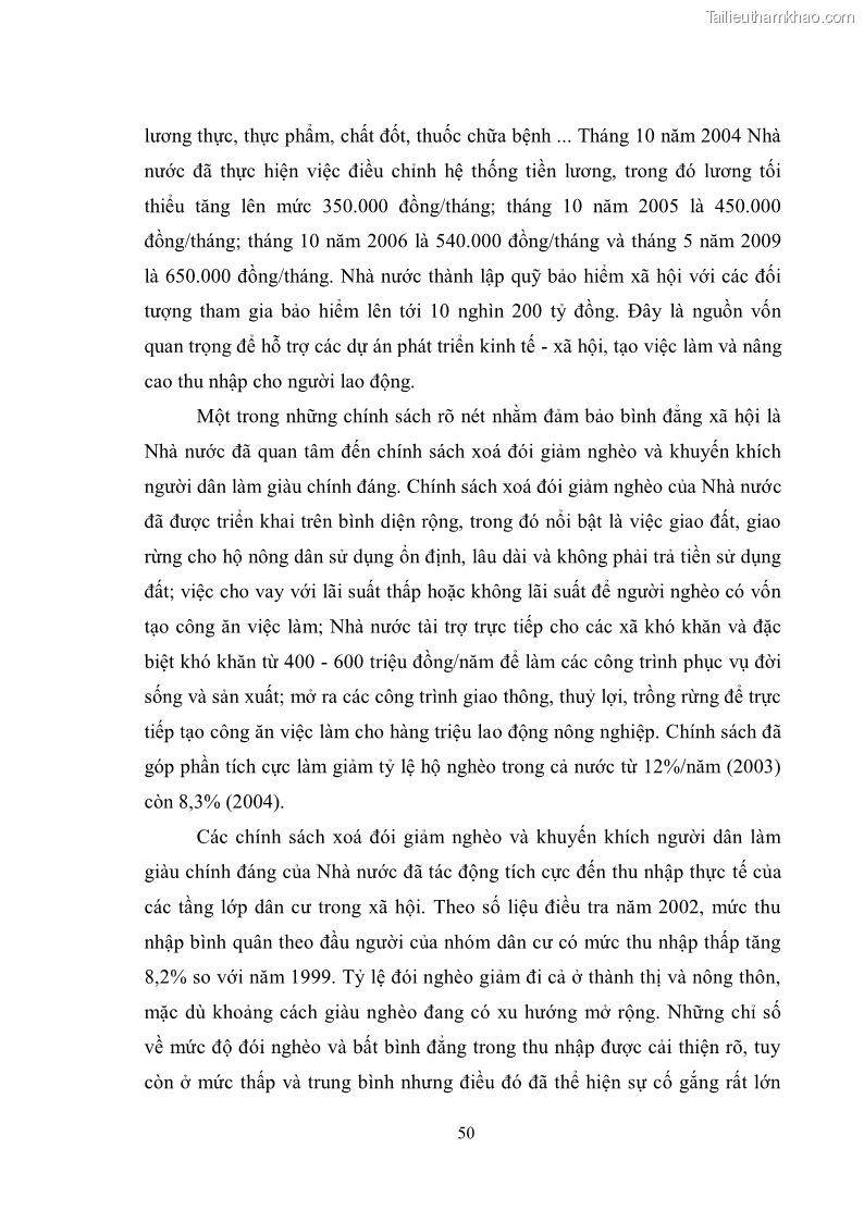 Luận văn thạc sĩ luật học Chức năng kinh tế của nhà nước trong nền kinh tế thị trường ở Việt Nam hiện nay - 5 Trang 53