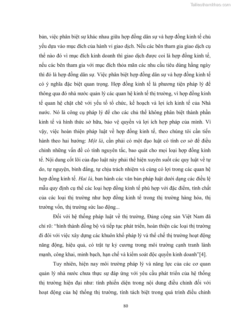 Luận văn thạc sĩ luật học Chức năng kinh tế của nhà nước trong nền kinh tế thị trường ở Việt Nam hiện nay - 7 Trang 83