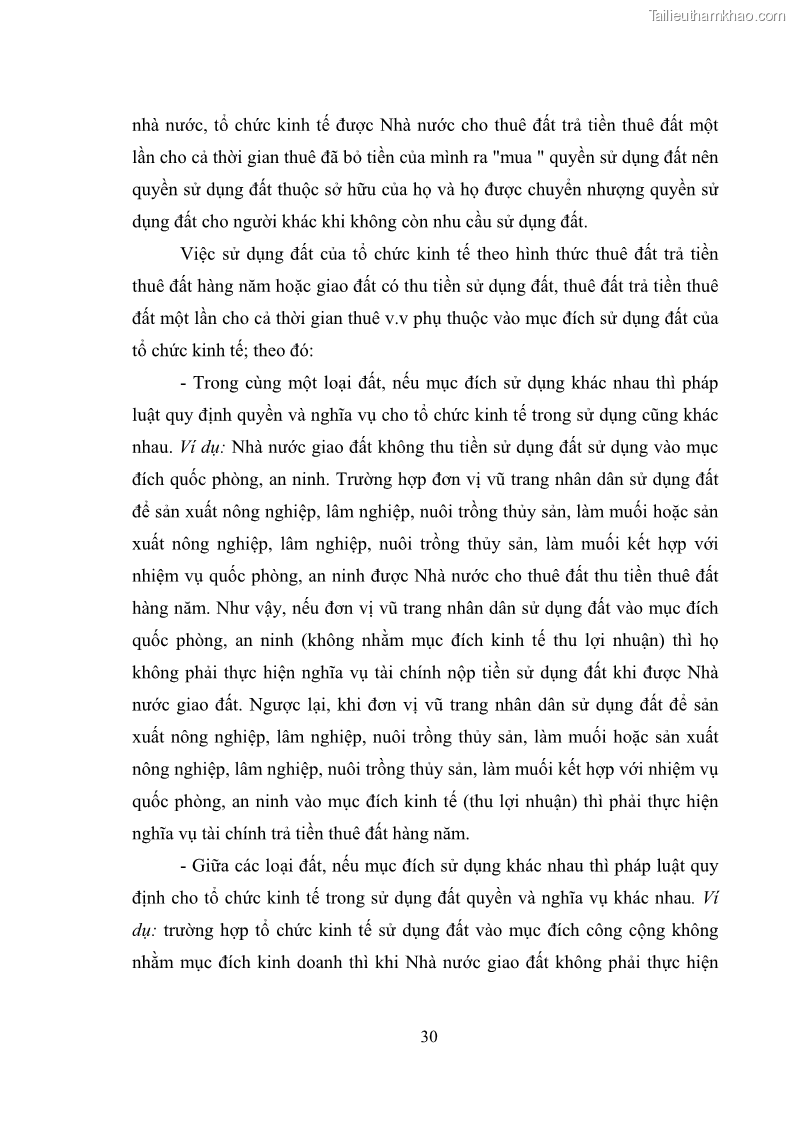 Luận văn thạc sĩ luật học Chuyển nhượng quyền sử dụng đất của tổ chức kinh tế theo quy định của Luật Đất đai 2013 - 4 Trang 38