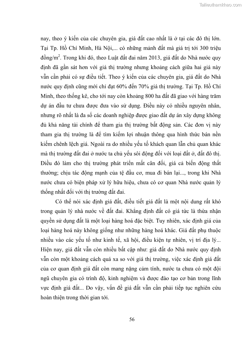 Luận văn thạc sĩ luật học Chuyển nhượng quyền sử dụng đất của tổ chức kinh tế theo quy định của Luật Đất đai 2013 - 6 Trang 64