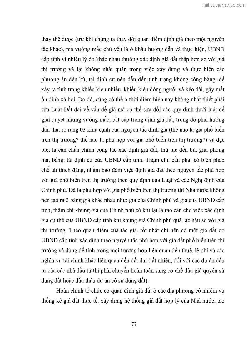 Luận văn thạc sĩ luật học Chuyển nhượng quyền sử dụng đất của tổ chức kinh tế theo quy định của Luật Đất đai 2013 - 8 Trang 85