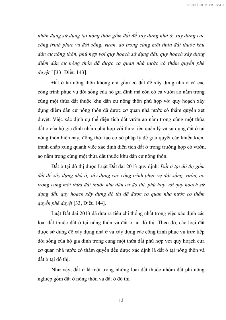 Luận văn thạc sĩ luật học Chuyển nhượng quyền sử dụng đất ở theo pháp luật Việt Nam - 2 Trang 19