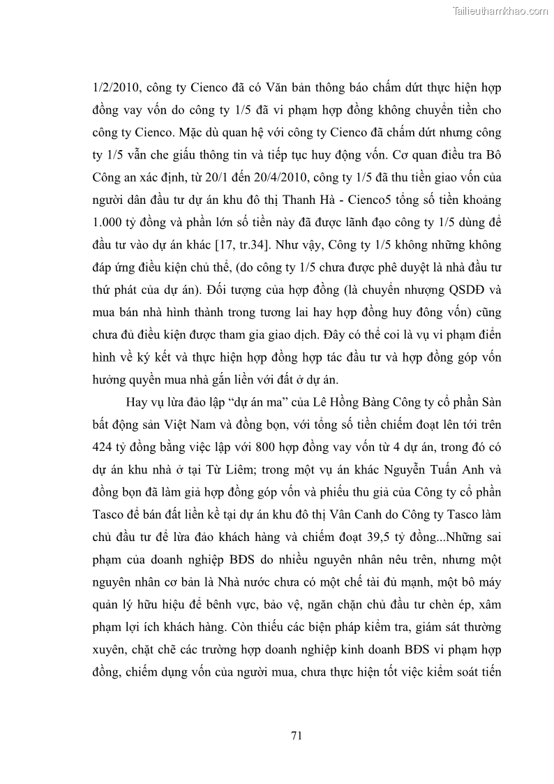 Luận văn thạc sĩ luật học Chuyển nhượng quyền sử dụng đất ở theo pháp luật Việt Nam - 7 Trang 77