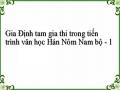 Gia Định tam gia thi trong tiến trình văn học Hán Nôm Nam bộ - 1