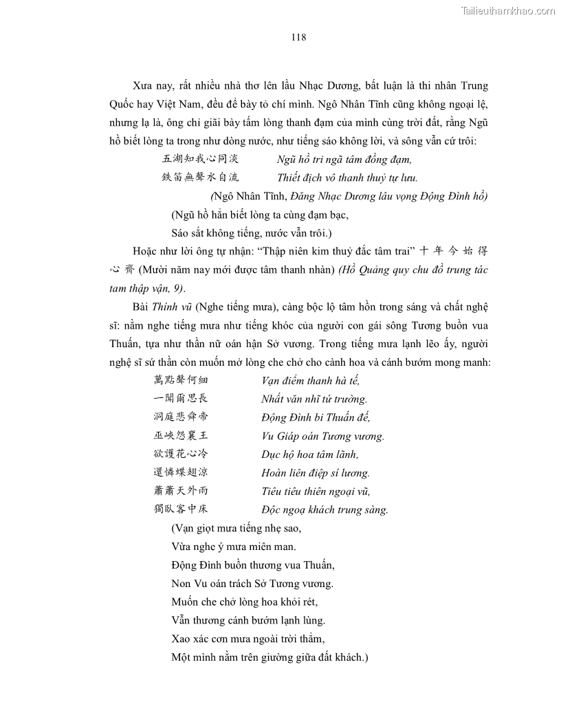Luận án tiến sĩ ngữ văn Gia Định tam gia thi trong tiến trình văn học Hán Nôm Nam bộ - 10 Trang 120