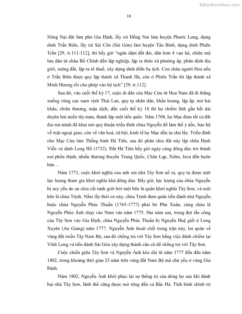 Luận án tiến sĩ ngữ văn Gia Định tam gia thi trong tiến trình văn học Hán Nôm Nam bộ - 2 Trang 20