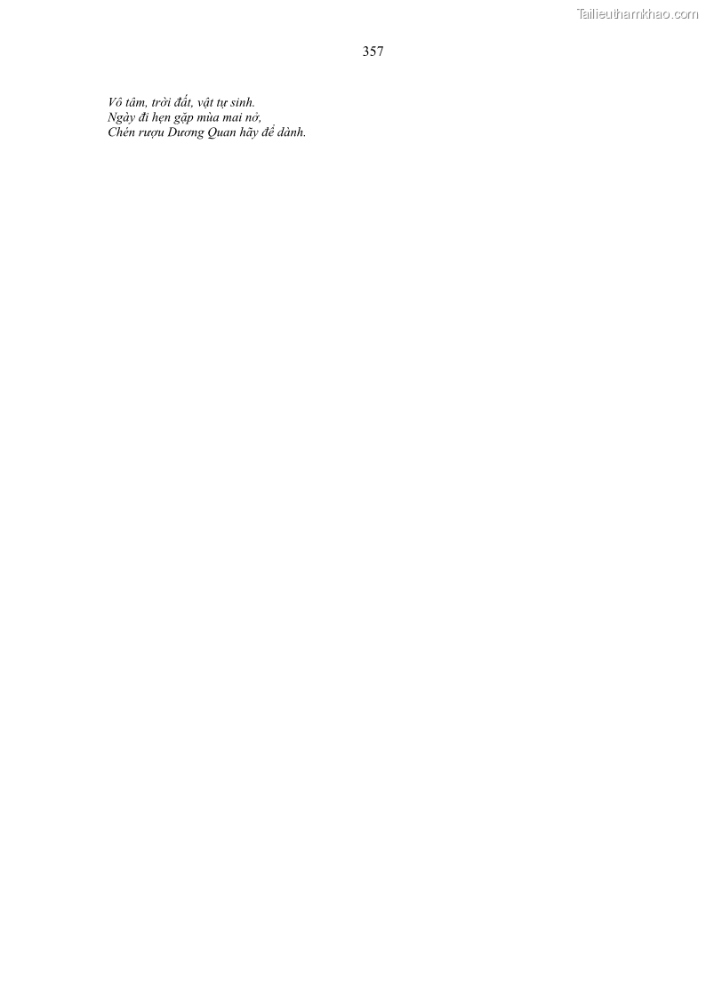 Luận án tiến sĩ ngữ văn Gia Định tam gia thi trong tiến trình văn học Hán Nôm Nam bộ - 30 Trang 357