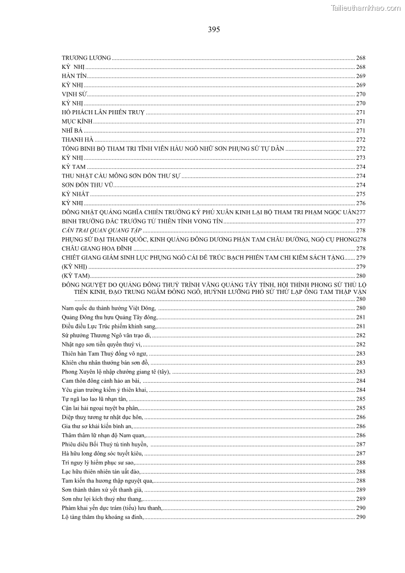 Luận án tiến sĩ ngữ văn Gia Định tam gia thi trong tiến trình văn học Hán Nôm Nam bộ - 33 Trang 395