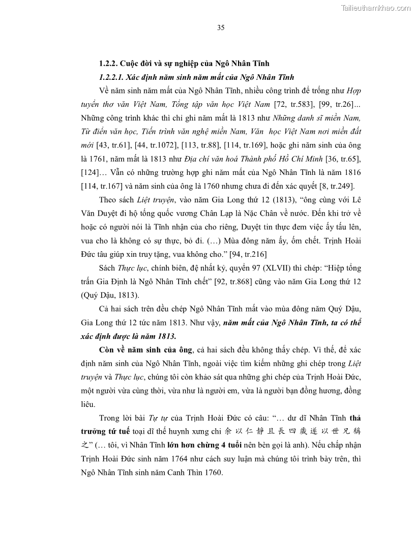 Luận án tiến sĩ ngữ văn Gia Định tam gia thi trong tiến trình văn học Hán Nôm Nam bộ - 4 Trang 37