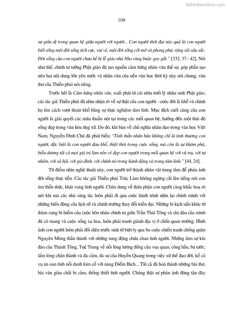 Luận án tiến sĩ ngữ văn Giá trị văn học trong tác phẩm của Thiền phái Trúc Lâm - 10 Trang 118