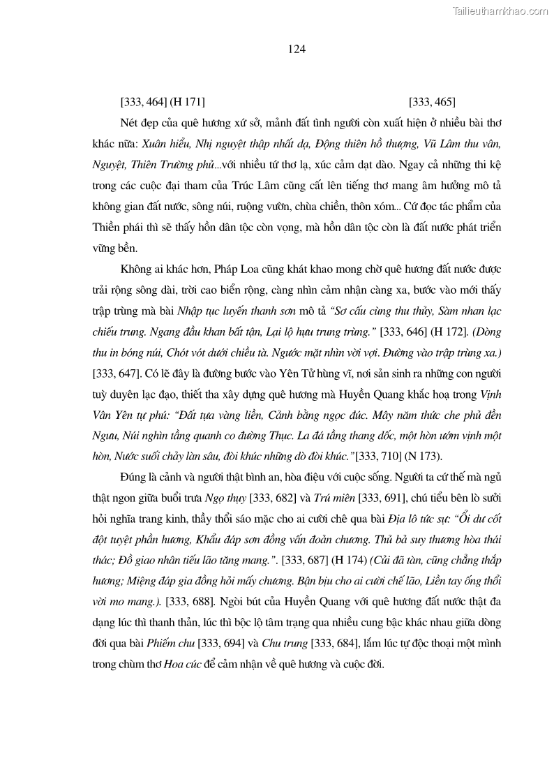 Luận án tiến sĩ ngữ văn Giá trị văn học trong tác phẩm của Thiền phái Trúc Lâm - 12 Trang 133