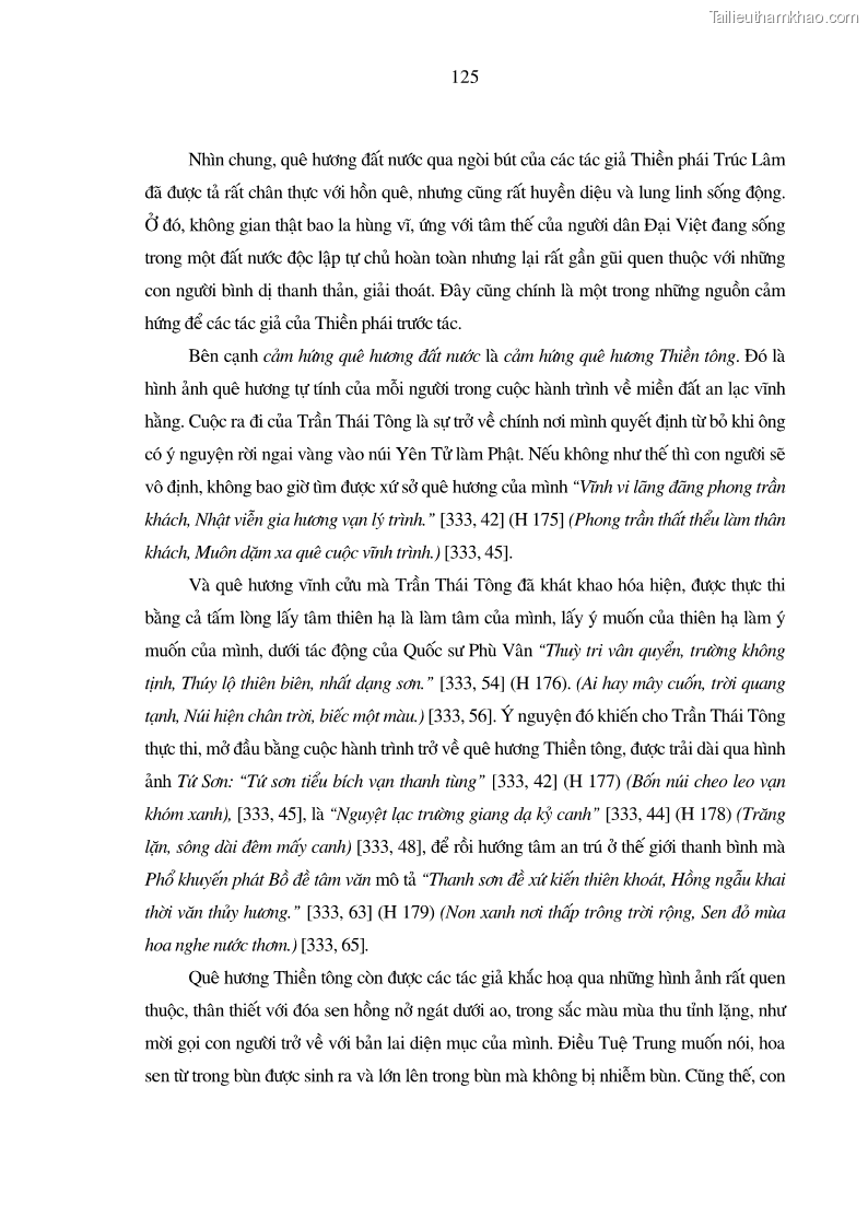 Luận án tiến sĩ ngữ văn Giá trị văn học trong tác phẩm của Thiền phái Trúc Lâm - 12 Trang 134