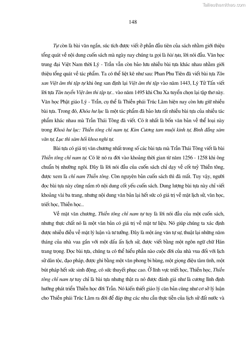Luận án tiến sĩ ngữ văn Giá trị văn học trong tác phẩm của Thiền phái Trúc Lâm - 14 Trang 157