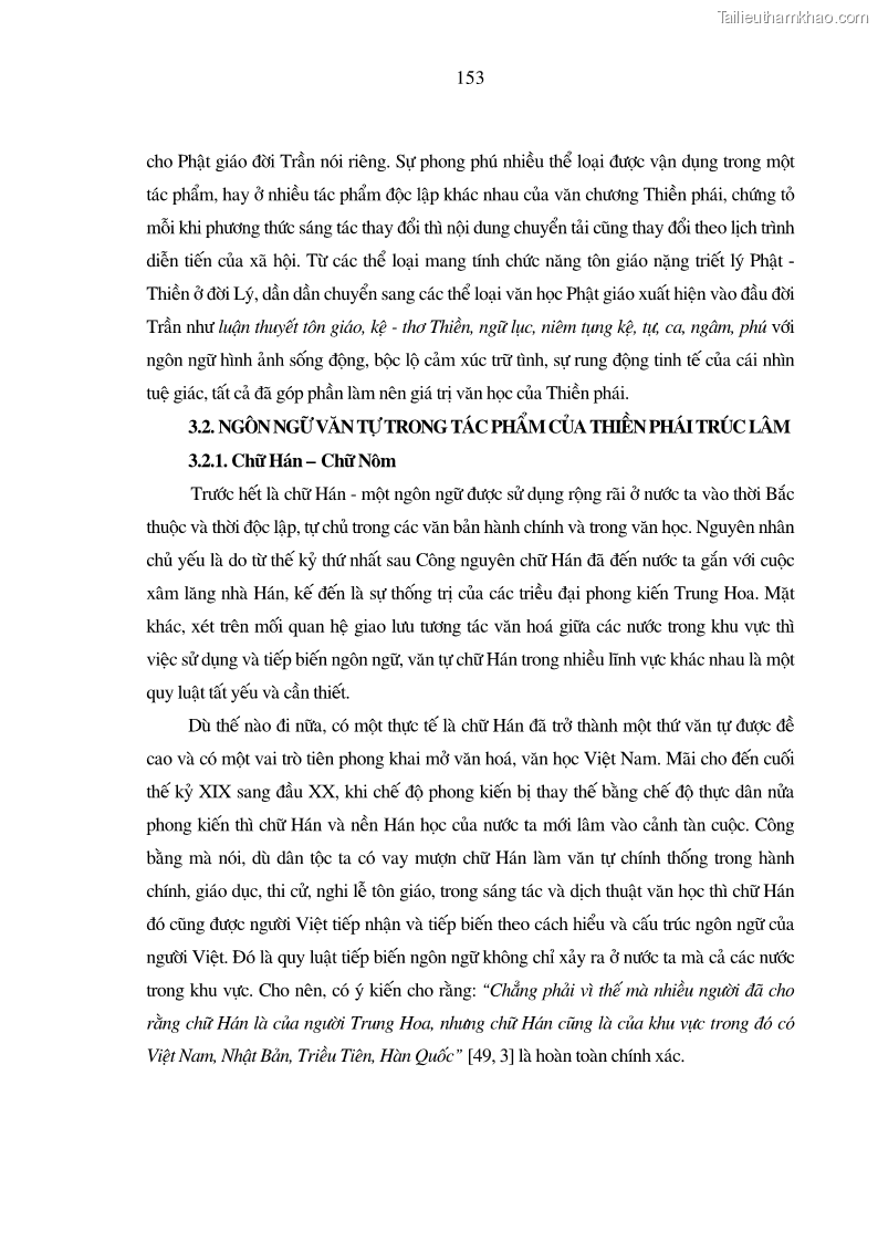 Luận án tiến sĩ ngữ văn Giá trị văn học trong tác phẩm của Thiền phái Trúc Lâm - 14 Trang 162