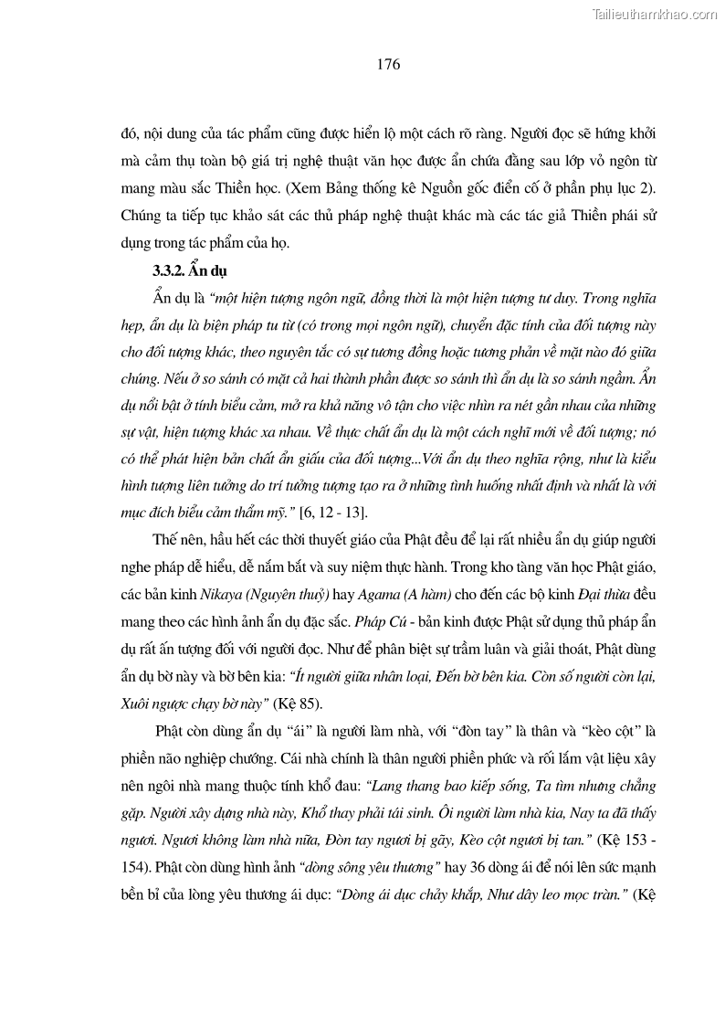 Luận án tiến sĩ ngữ văn Giá trị văn học trong tác phẩm của Thiền phái Trúc Lâm - 16 Trang 185