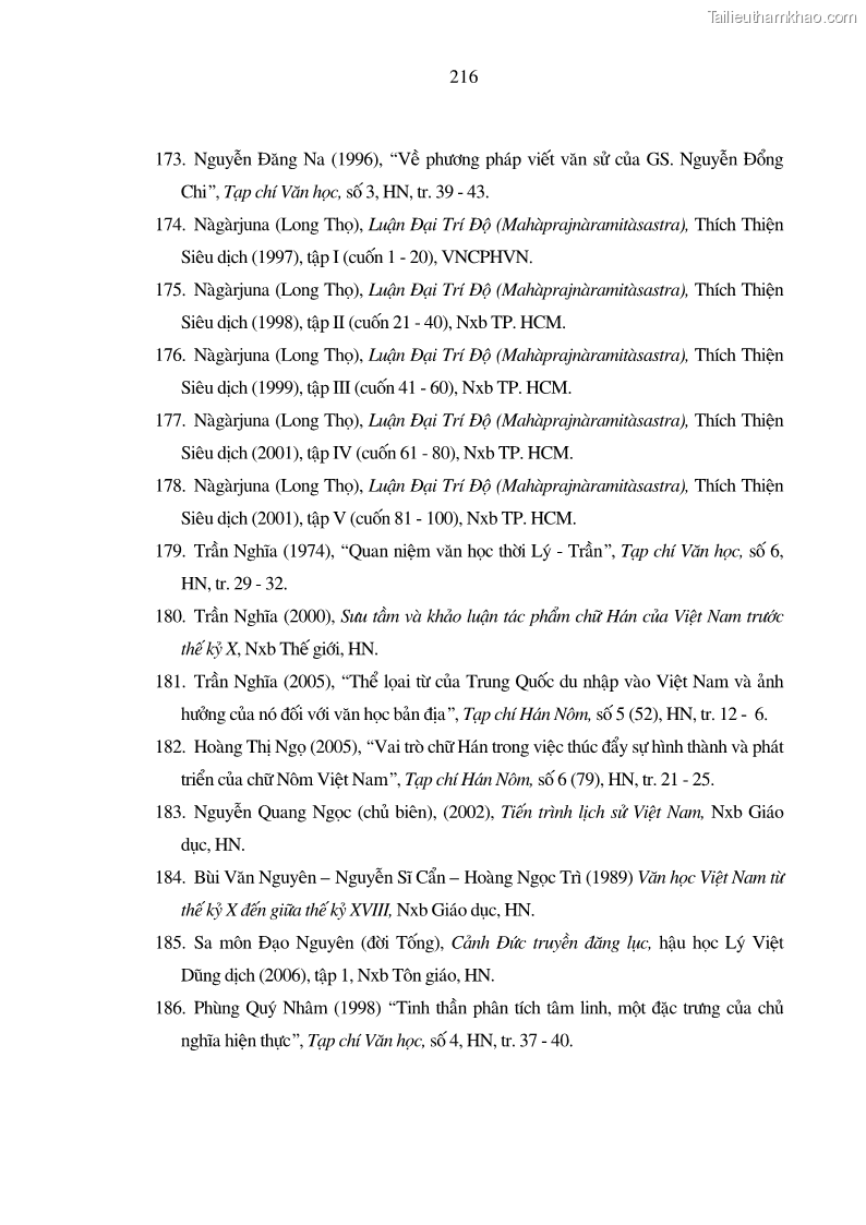 Luận án tiến sĩ ngữ văn Giá trị văn học trong tác phẩm của Thiền phái Trúc Lâm - 19 Trang 225
