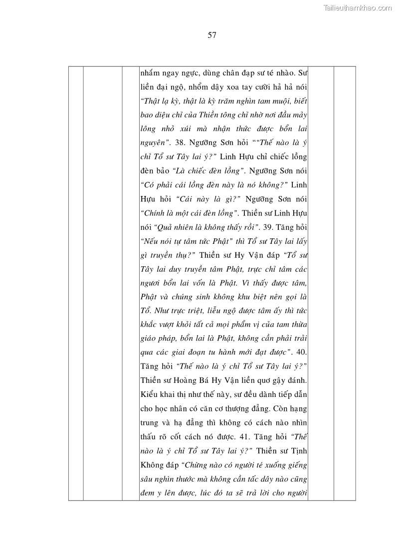 Luận án tiến sĩ ngữ văn Giá trị văn học trong tác phẩm của Thiền phái Trúc Lâm - 25 Trang 294