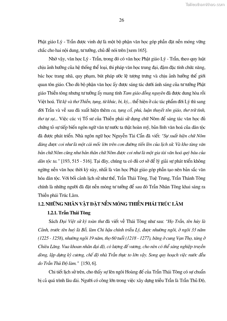 Luận án tiến sĩ ngữ văn Giá trị văn học trong tác phẩm của Thiền phái Trúc Lâm - 3 Trang 35