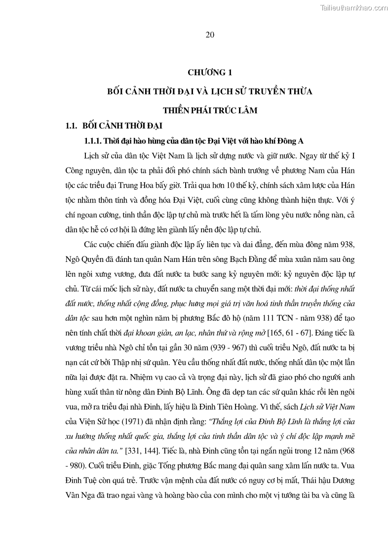 Luận án tiến sĩ ngữ văn Giá trị văn học trong tác phẩm của Thiền phái Trúc Lâm - 3 Trang 29