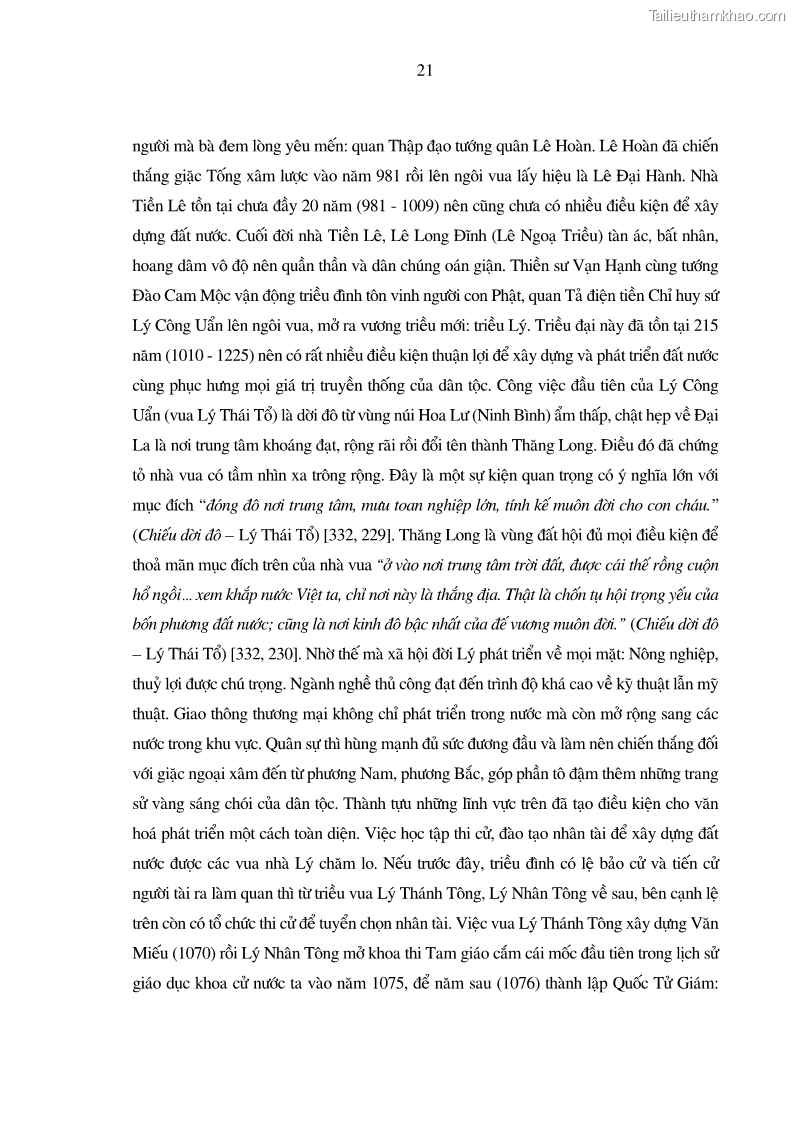 Luận án tiến sĩ ngữ văn Giá trị văn học trong tác phẩm của Thiền phái Trúc Lâm - 3 Trang 30