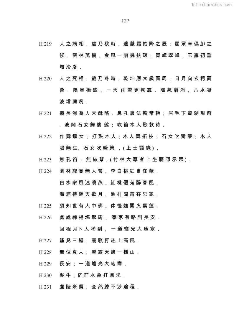 Luận án tiến sĩ ngữ văn Giá trị văn học trong tác phẩm của Thiền phái Trúc Lâm - 31 Trang 364