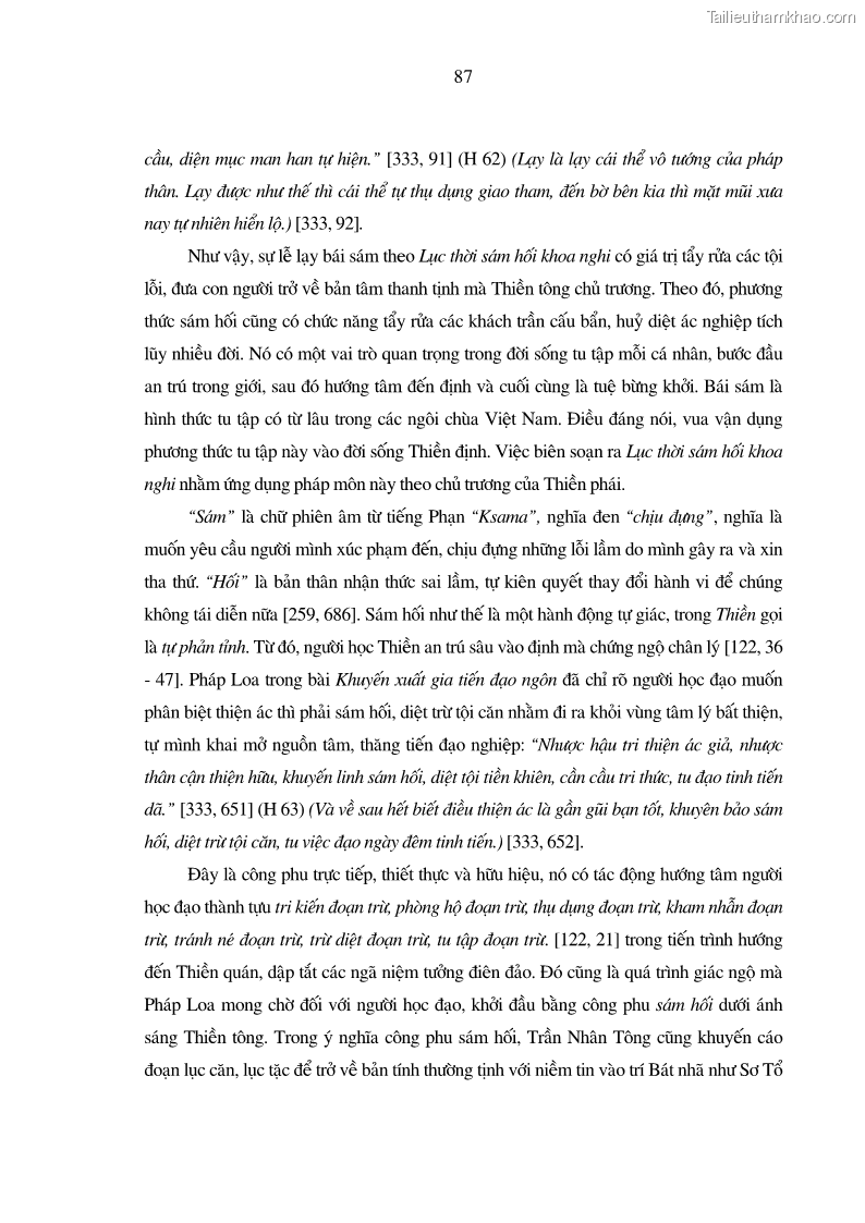 Luận án tiến sĩ ngữ văn Giá trị văn học trong tác phẩm của Thiền phái Trúc Lâm - 8 Trang 96