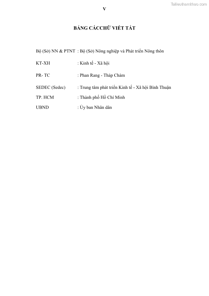 Luận văn thạc sĩ địa lý học Tổ chức lãnh thổ nông - Công nghiệp trồng và chế biến nho ở Khánh Hòa, Ninh Thuận, Bình Thuận - 1 Trang 7