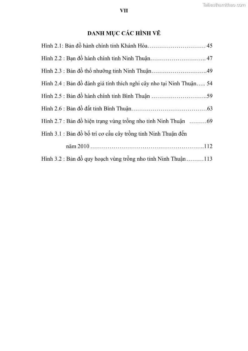 Luận văn thạc sĩ địa lý học Tổ chức lãnh thổ nông - Công nghiệp trồng và chế biến nho ở Khánh Hòa, Ninh Thuận, Bình Thuận - 1 Trang 9