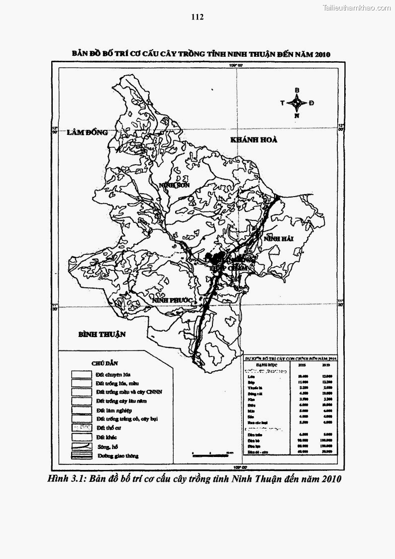 Luận văn thạc sĩ địa lý học Tổ chức lãnh thổ nông - Công nghiệp trồng và chế biến nho ở Khánh Hòa, Ninh Thuận, Bình Thuận - 11 Trang 122