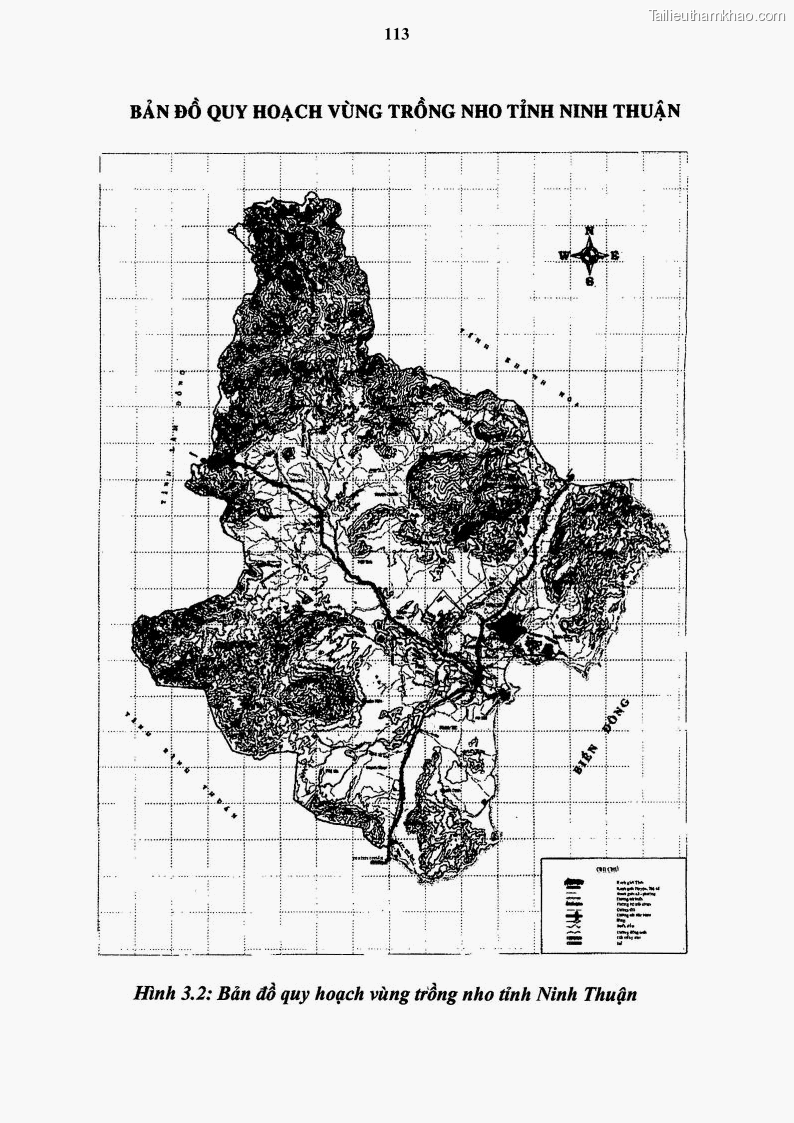 Luận văn thạc sĩ địa lý học Tổ chức lãnh thổ nông - Công nghiệp trồng và chế biến nho ở Khánh Hòa, Ninh Thuận, Bình Thuận - 11 Trang 123