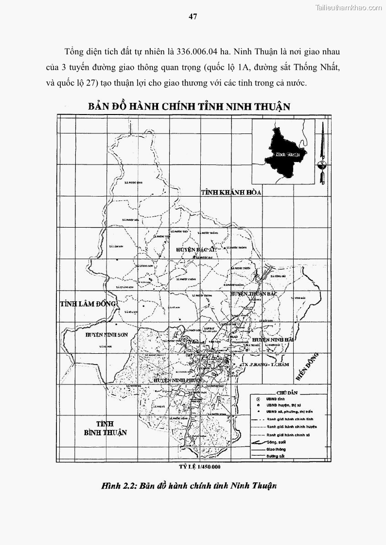 Luận văn thạc sĩ địa lý học Tổ chức lãnh thổ nông - Công nghiệp trồng và chế biến nho ở Khánh Hòa, Ninh Thuận, Bình Thuận - 5 Trang 57