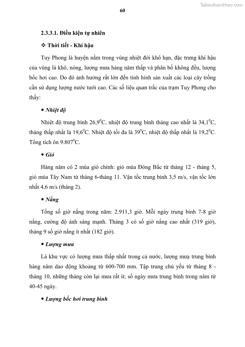 Luận văn thạc sĩ địa lý học Tổ chức lãnh thổ nông - Công nghiệp trồng và chế biến nho ở Khánh Hòa, Ninh Thuận, Bình Thuận - 6 Trang 70