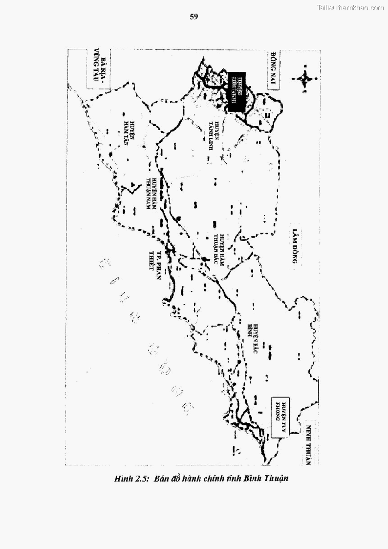Luận văn thạc sĩ địa lý học Tổ chức lãnh thổ nông - Công nghiệp trồng và chế biến nho ở Khánh Hòa, Ninh Thuận, Bình Thuận - 6 Trang 69