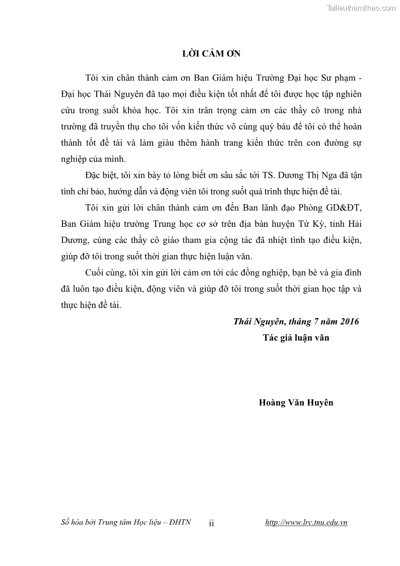 Luận văn thạc sĩ khoa học giáo dục Giáo dục tình yêu biển đảo cho học sinh THCS huyện Tứ Kỳ tỉnh Hải Dương thông qua các hoạt động giáo dục ngoài giờ lên lớp - 1 Trang 4