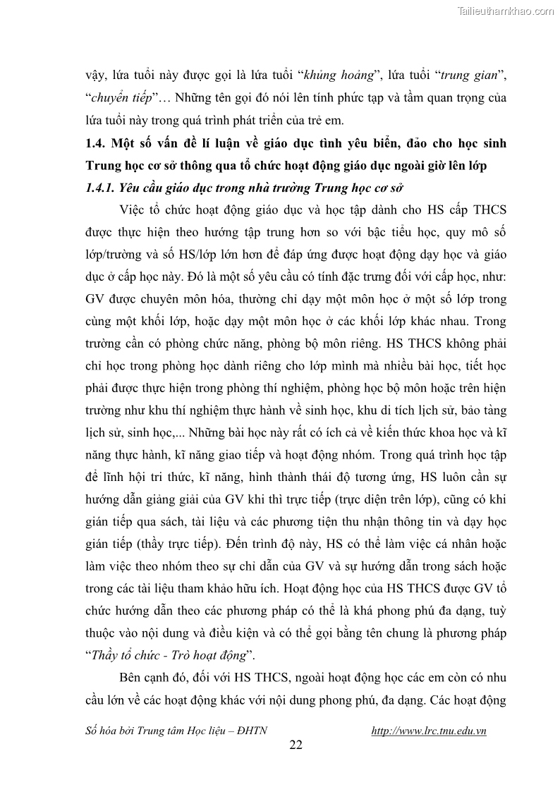 Luận văn thạc sĩ khoa học giáo dục Giáo dục tình yêu biển đảo cho học sinh THCS huyện Tứ Kỳ tỉnh Hải Dương thông qua các hoạt động giáo dục ngoài giờ lên lớp - 3 Trang 34