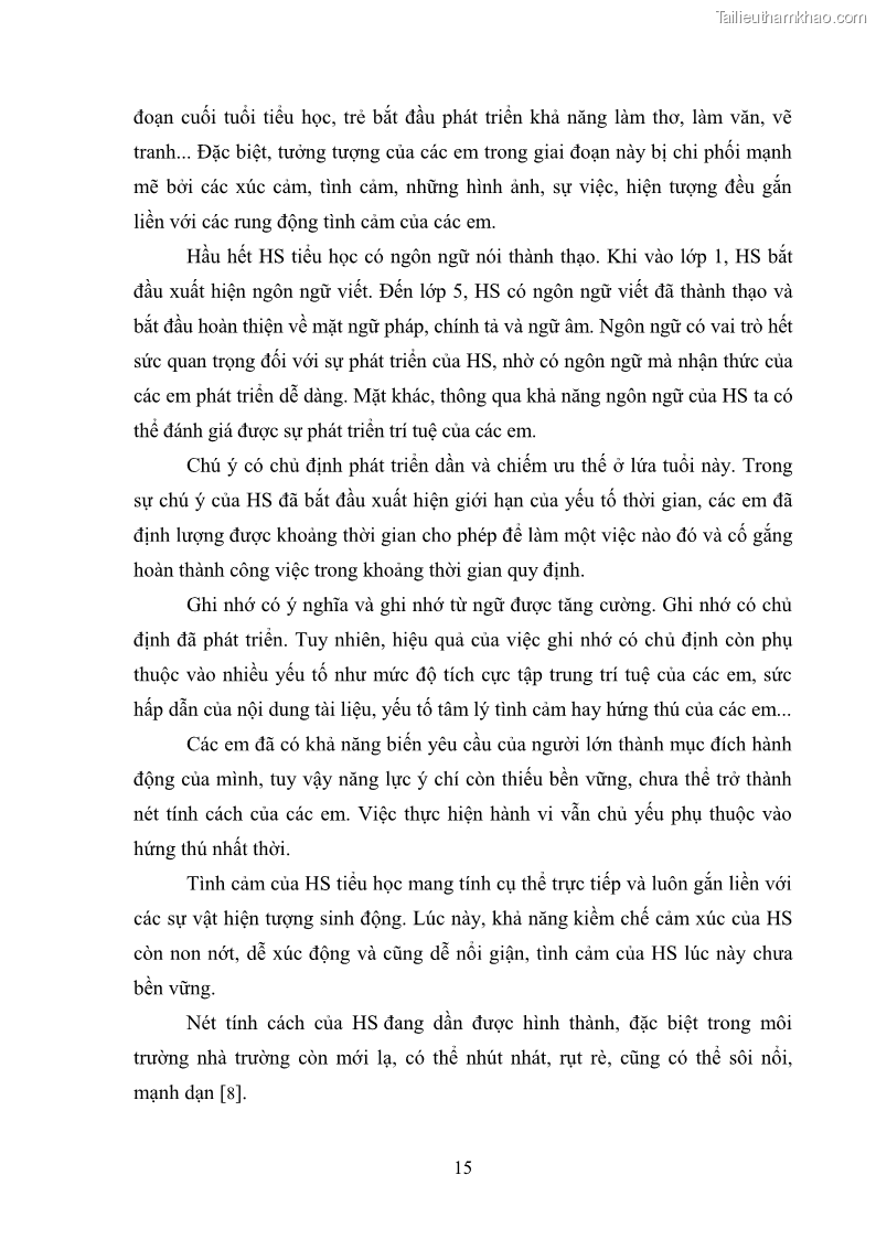 Luận văn thạc sĩ khoa học giáo dục Tổ chức dạy học môn Khoa học ở các trường Tiểu học thành phố Thái Nguyên, tỉnh Thái Nguyên theo hướng vận dụng phương pháp Bàn tay nặn bột - 2 Trang 24