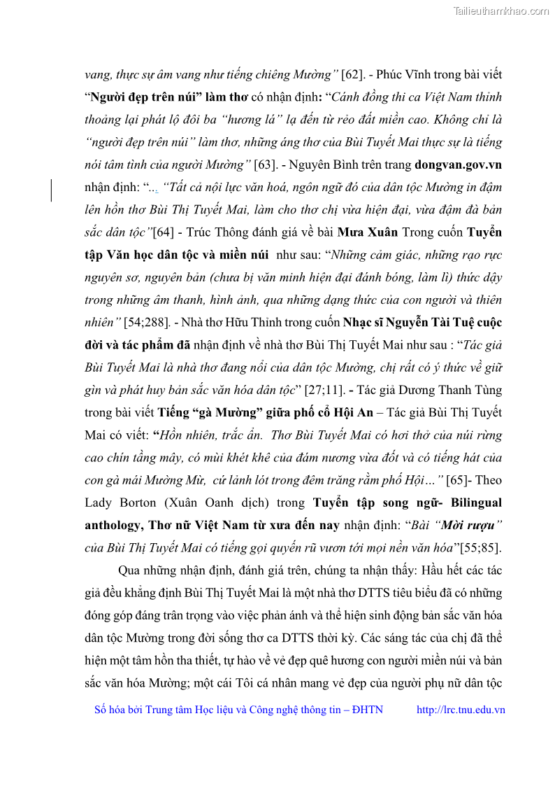 Luận văn thạc sĩ Thơ Bùi Thị Tuyết Mai - 1 Trang 12