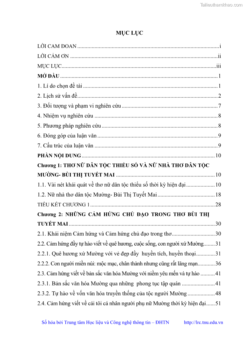 Luận văn thạc sĩ Thơ Bùi Thị Tuyết Mai - 1 Trang 5